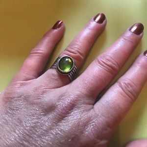 Silpada ring green color